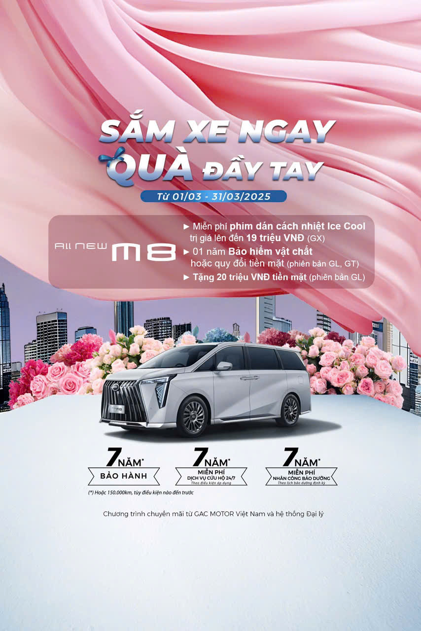 Bùng nổ danh số mạnh mẽ trong tháng 2.
nhằm đẩy mạnh doanh số tháng 3 này với ưu đãi cực hấp dẫn trong tháng 3 này 